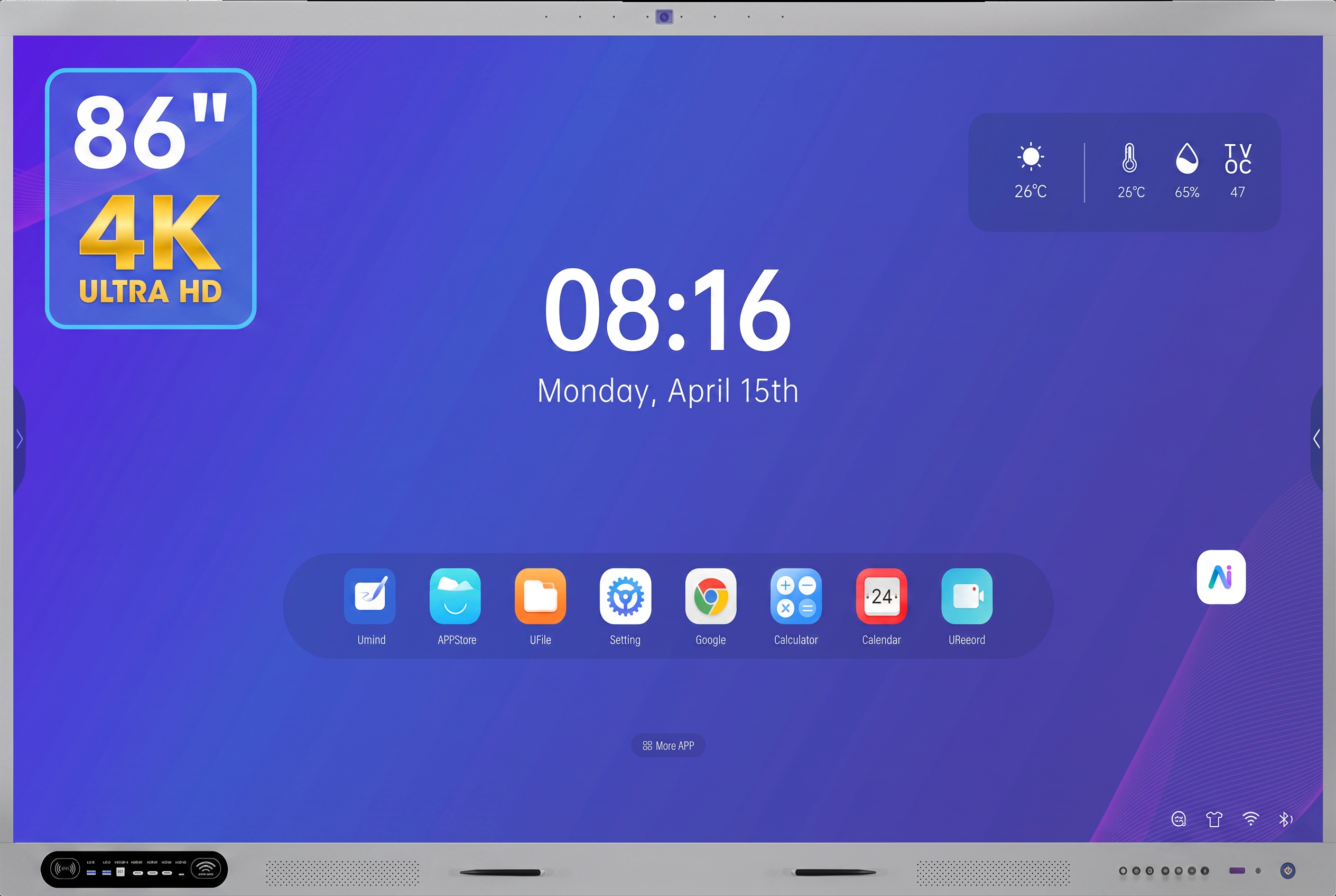 EduBoard EBIP86 RK3588 interactive display